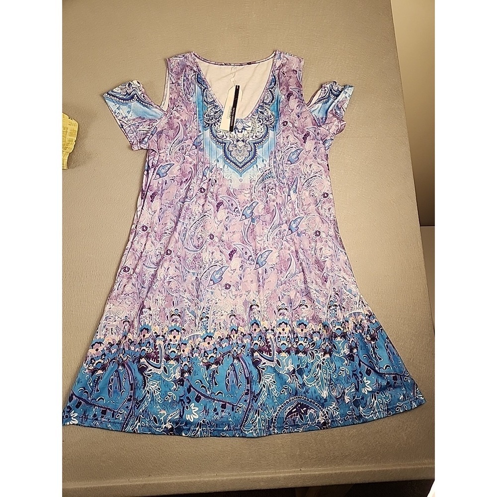Nwt Saukole Cold Shoulder Dress Sz 12